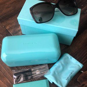 Tiffany & Co.  TF4076 Havana on Tiffany Blue Sun Glasses